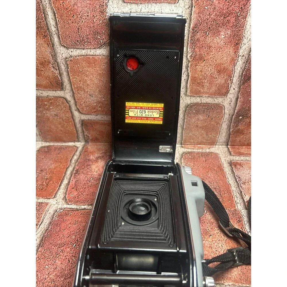 Vintage Kodak Tourist Folding Lens Camera 620 Film (Untested)